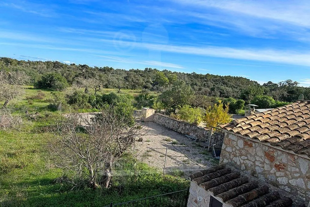 Vista aerea - Rustic Farmhouse with Pool in Son Mesquida