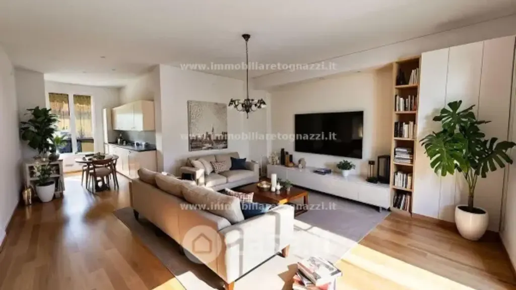 Séjour - Apartment with Terraces in Certaldo