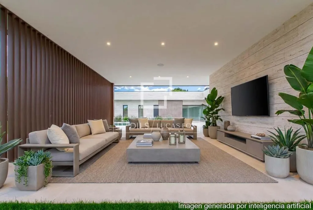 Terrace - Chalet with Pool in Las Lomas, Boadilla del Monte