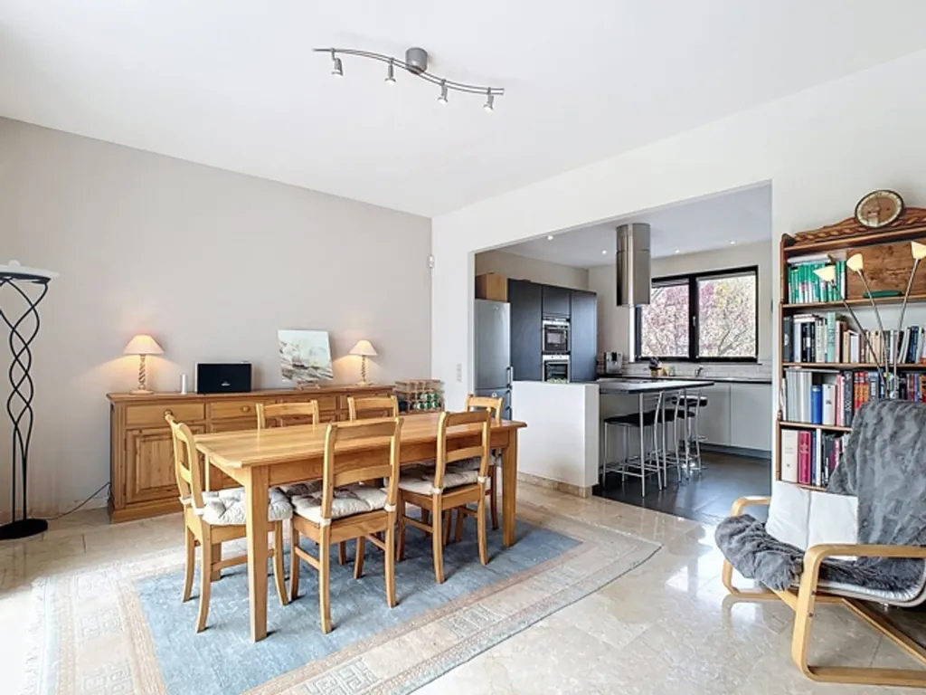 Dining Room - Architectural Villa with Terrace in Wavre