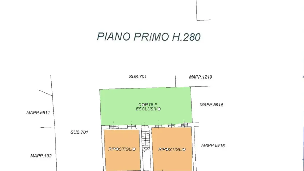 Plan - Rustic Complex with Historic Setting in Verdello