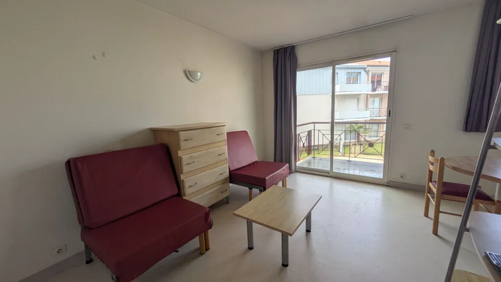 Séjour - Studio avec Terrasse et Parking à Port de Plaisance