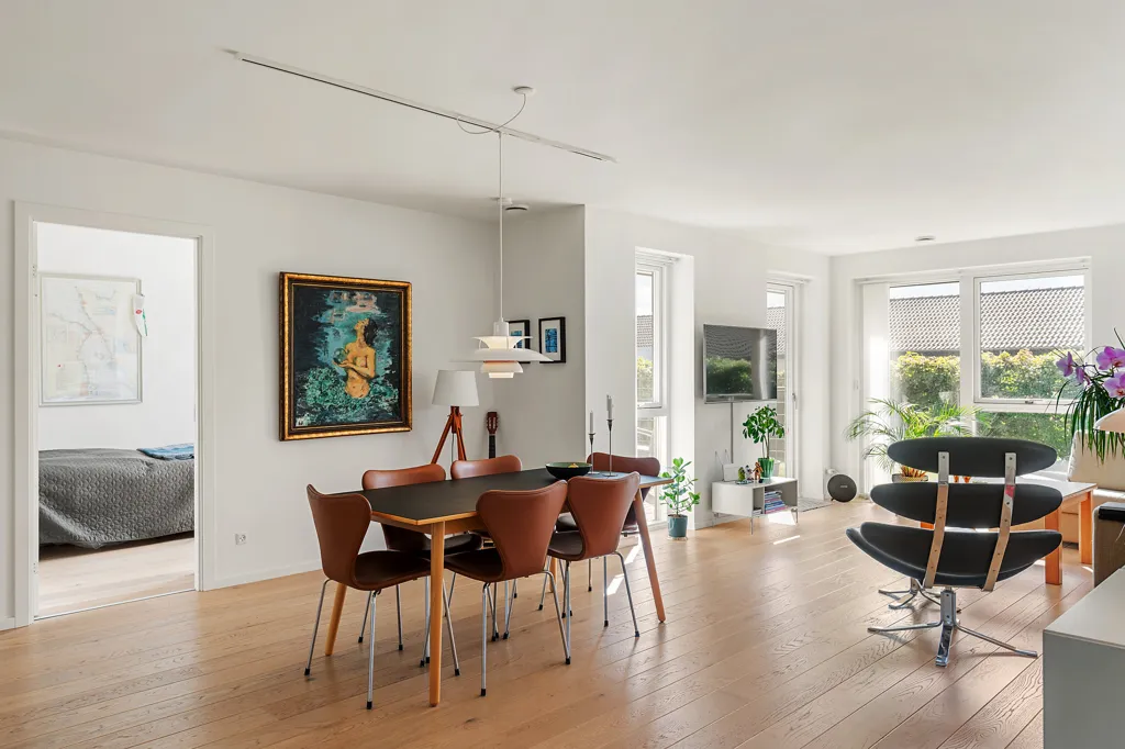 Dining Room - Modern Rowhouse with Garden in Ålsgårde