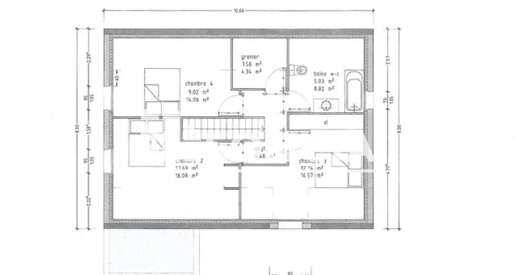 Plaan - Contemporary House with Garage in Crach