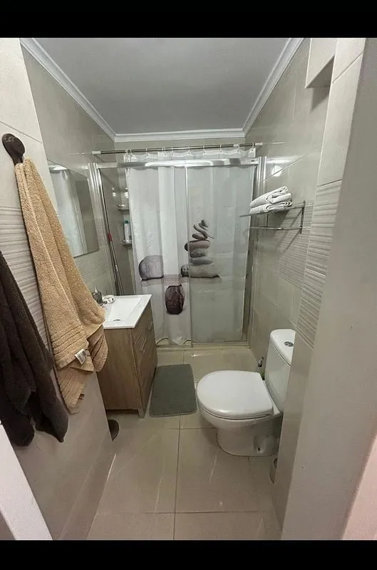 Salles de bain - 1-Bedroom Apartment with Pool in Playa del Inglés