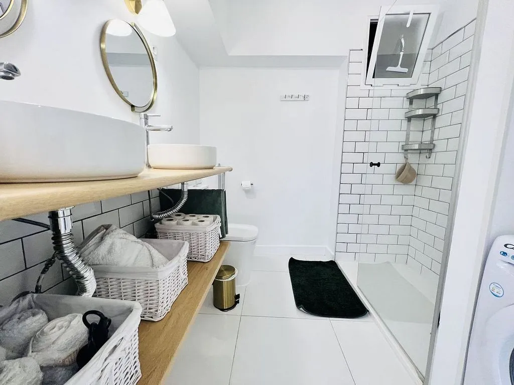 Salles de bain - Studio with Pool in San Antonio - Las Arenas