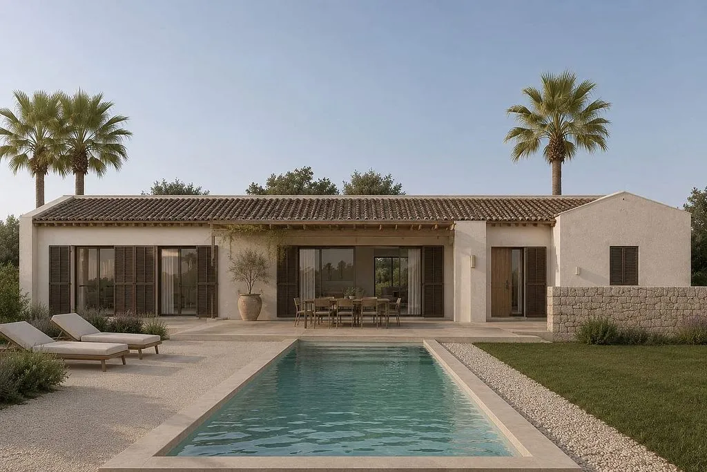 Piscine - Rural House with Luxury Potential in Felanitx