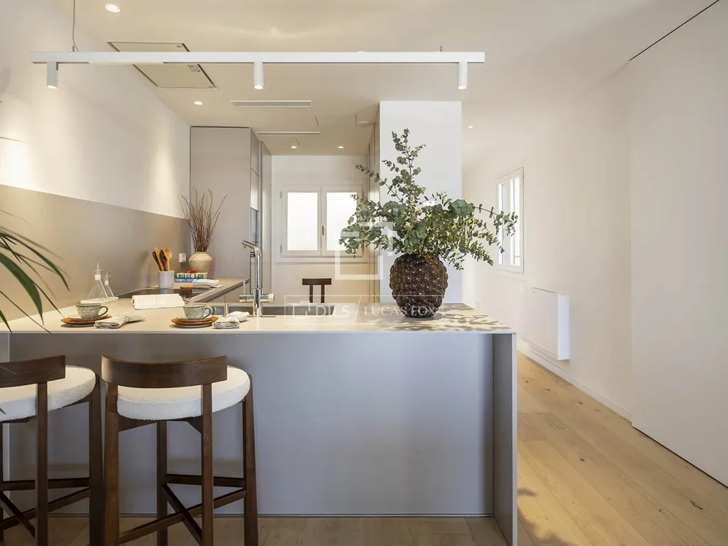 Cuisine - Renovated Apartment with Terrace in Eixample Right