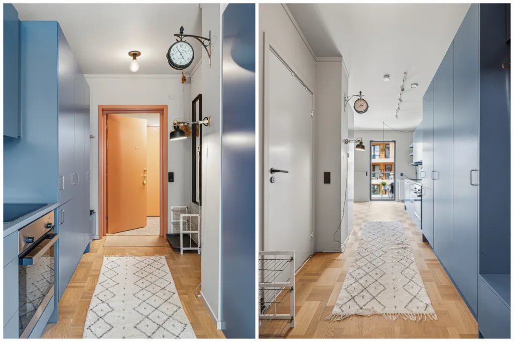 Hallway - Modern Flat with Balcony in Rosendal