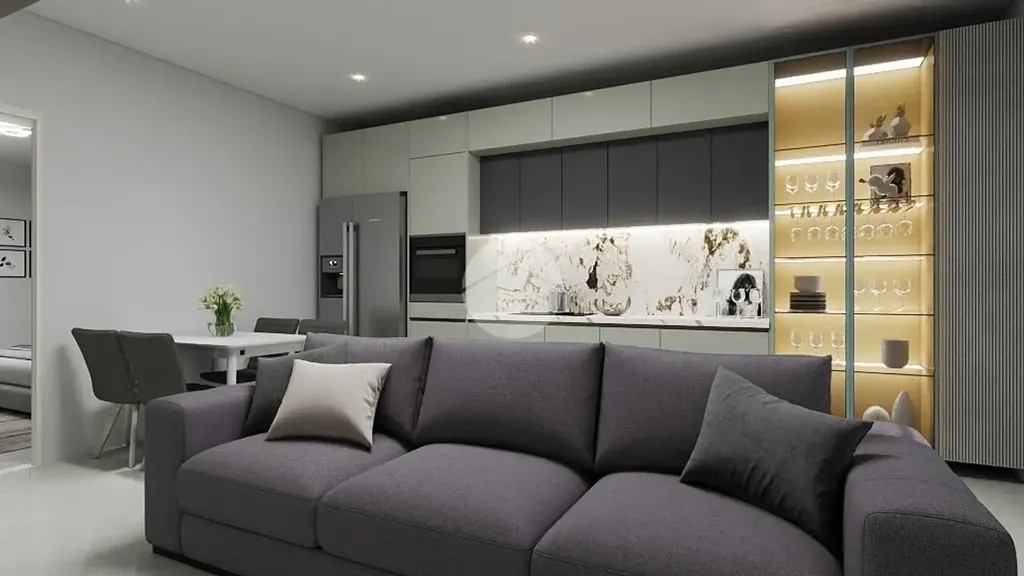 Elutuba - Rear-Facing Two-Bedroom Flat in Bollate