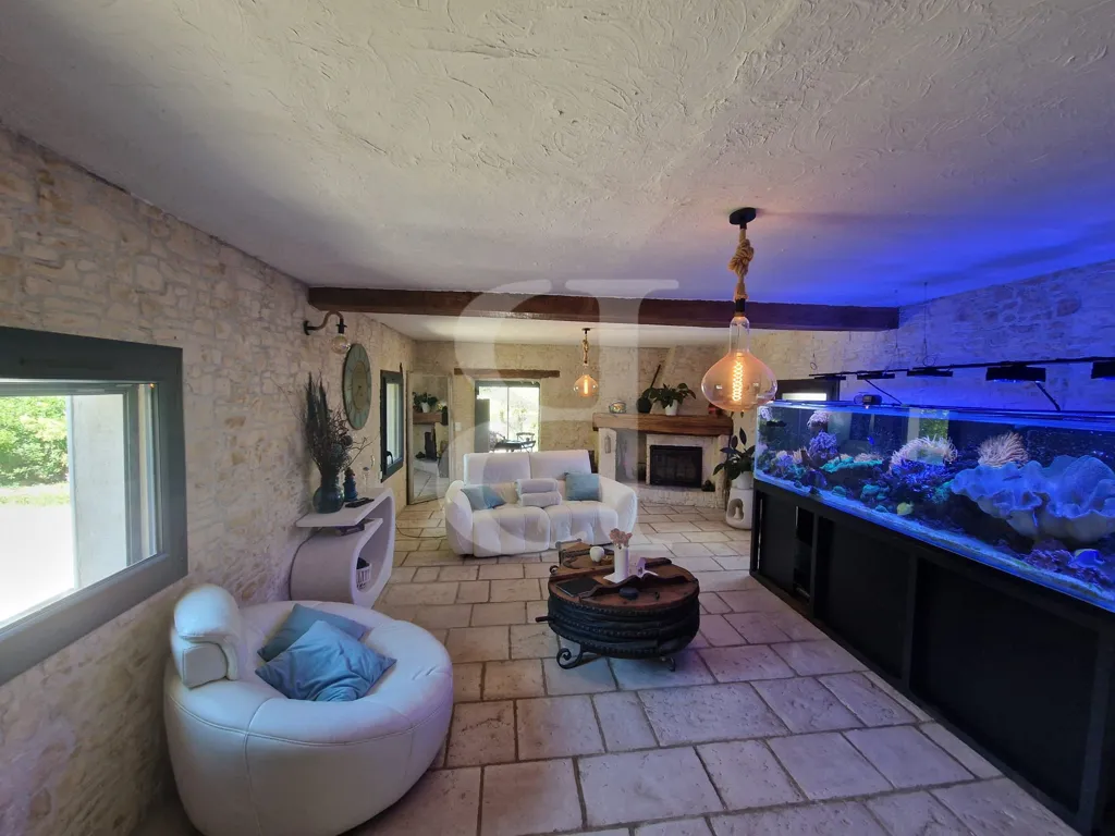 Séjour - Villa avec Piscine à Nyons