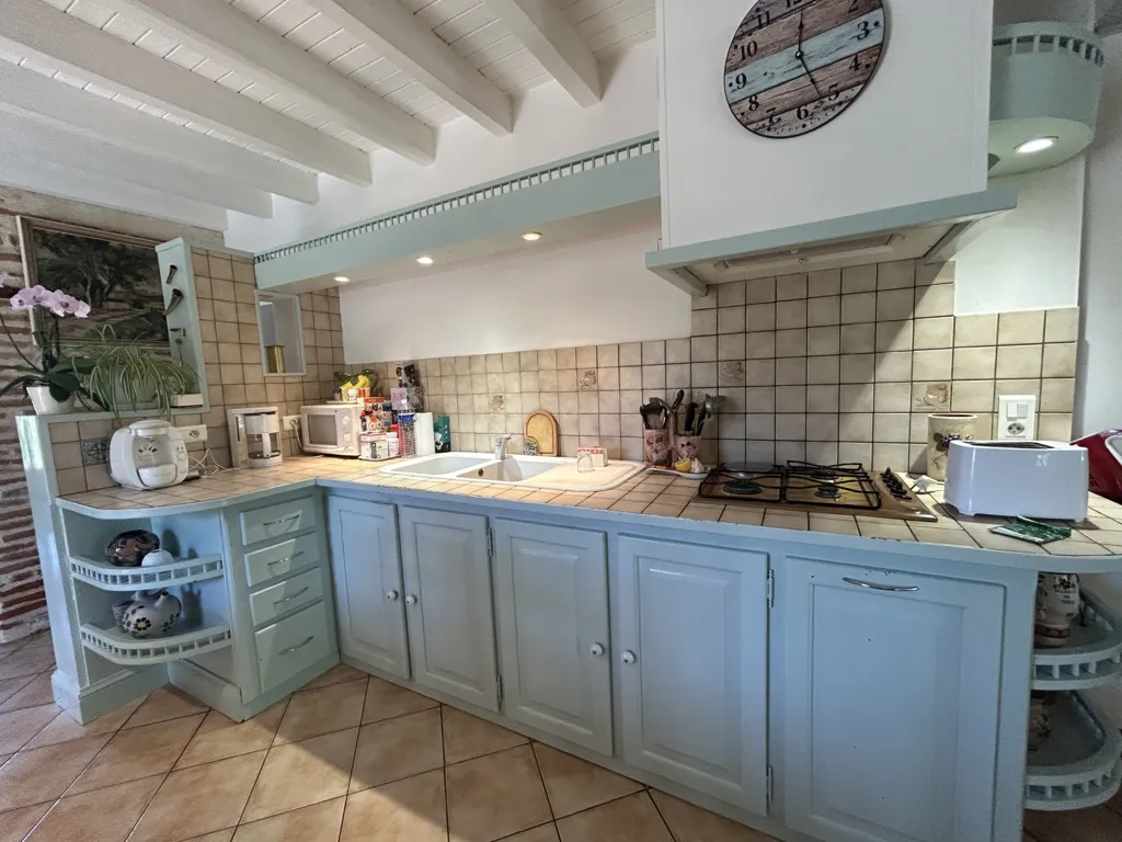 Cuisine - Maison avec Mezzanine et Terrain à Saint Sixte