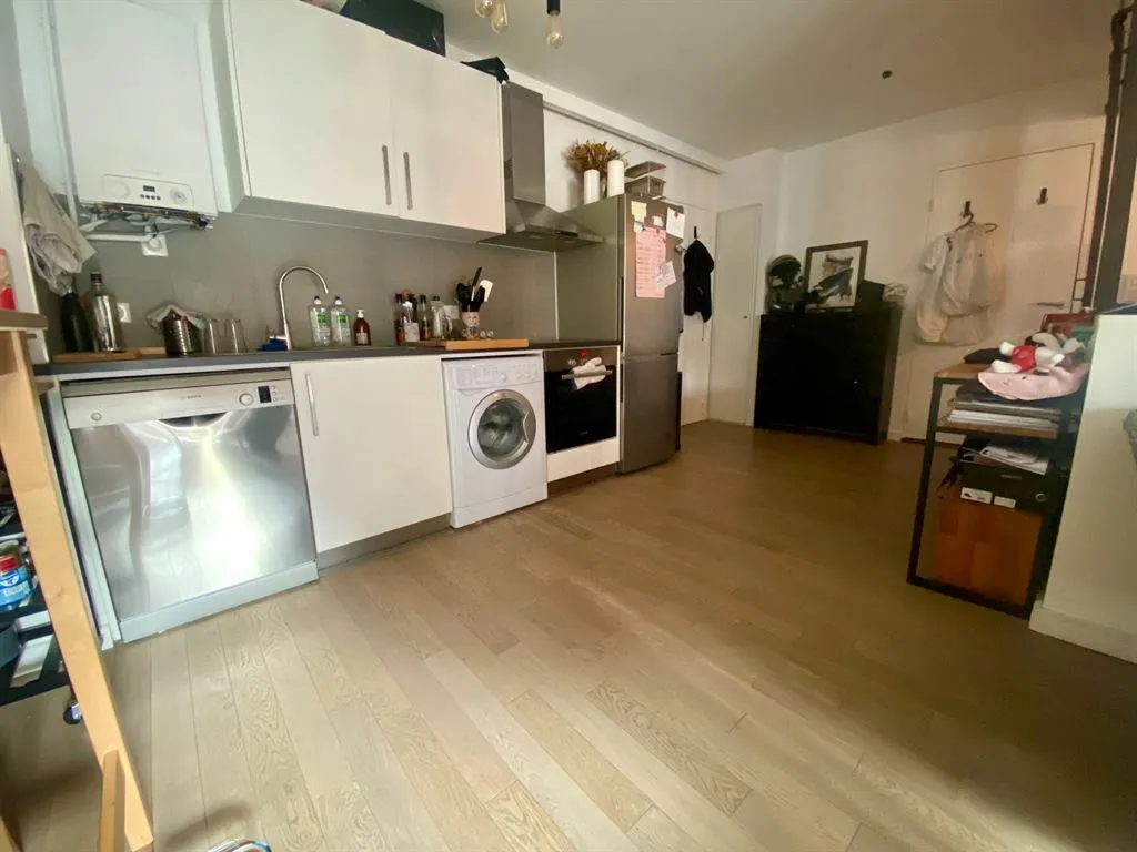Cucina - Studio with Terrace in Suresnes Carnot