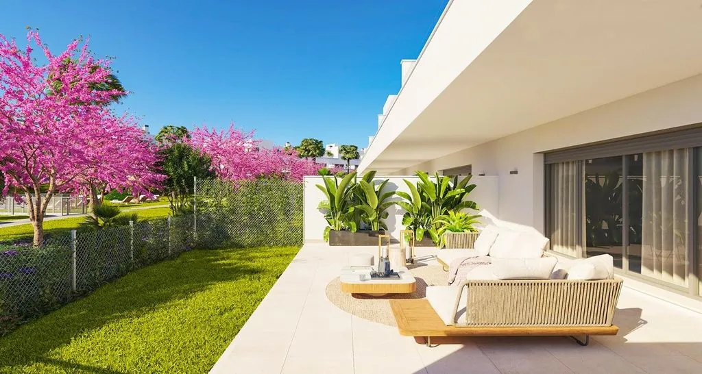 Terrasse - Contemporary Flat with Pool in Estepona