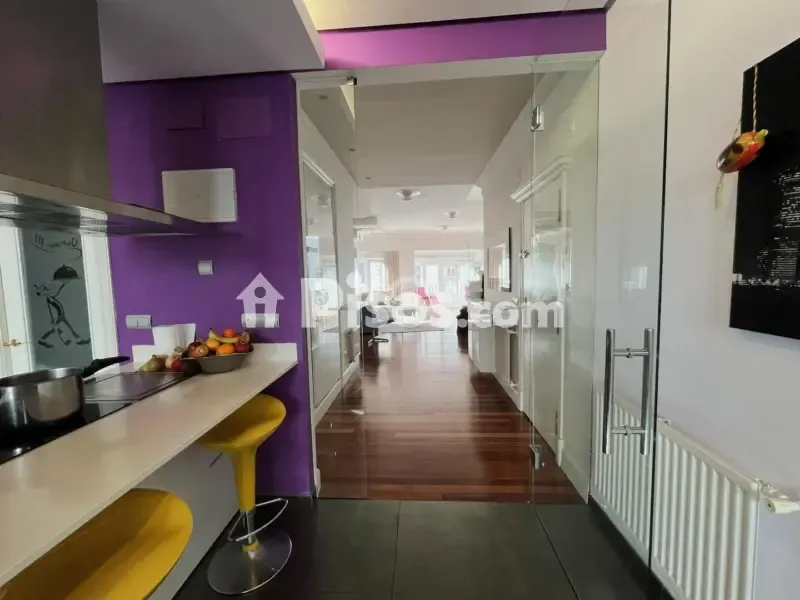 Köök - Duplex with Terrace and Views in Bilbao