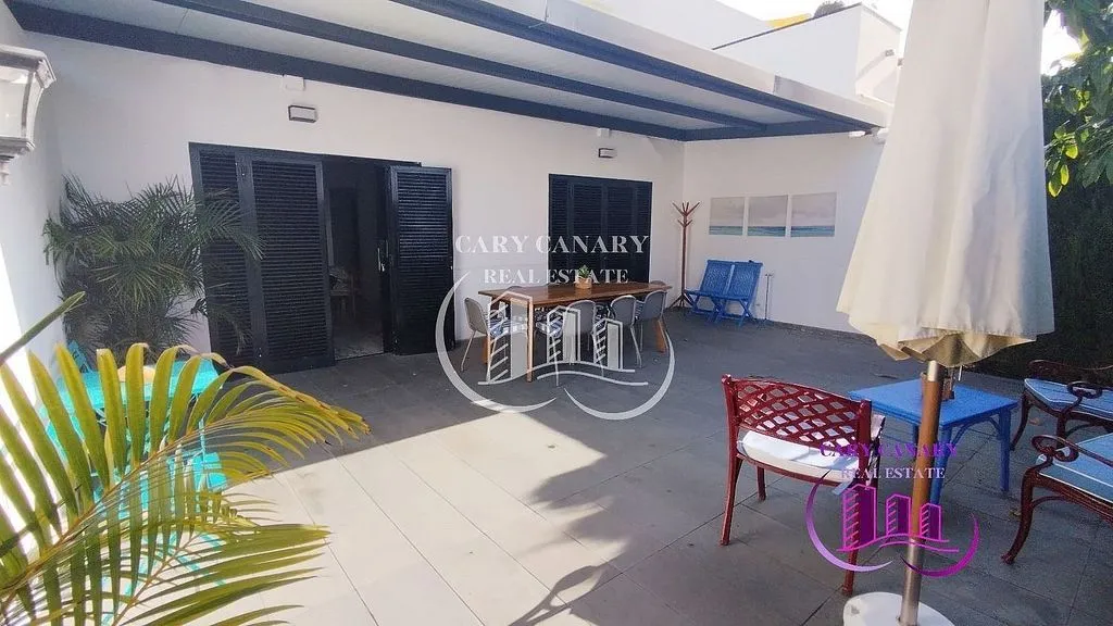 Terrasse - Terraced House with Pool in Pasito Blanco