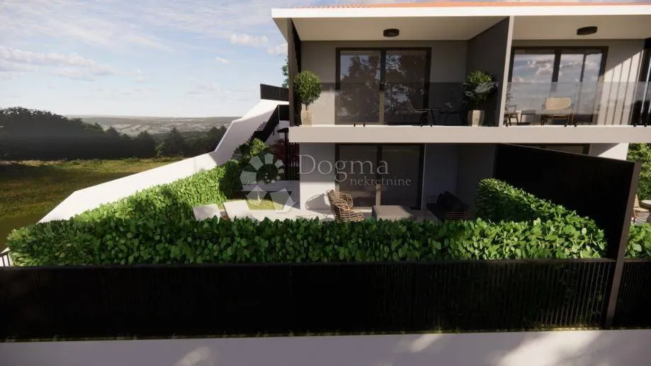 Modern Apartment with Sea View in Omišalj