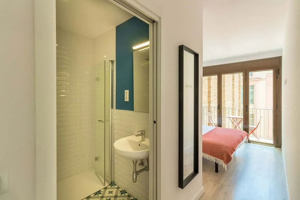 Camere da letto - Furnished Flat with Balcony in El Raval