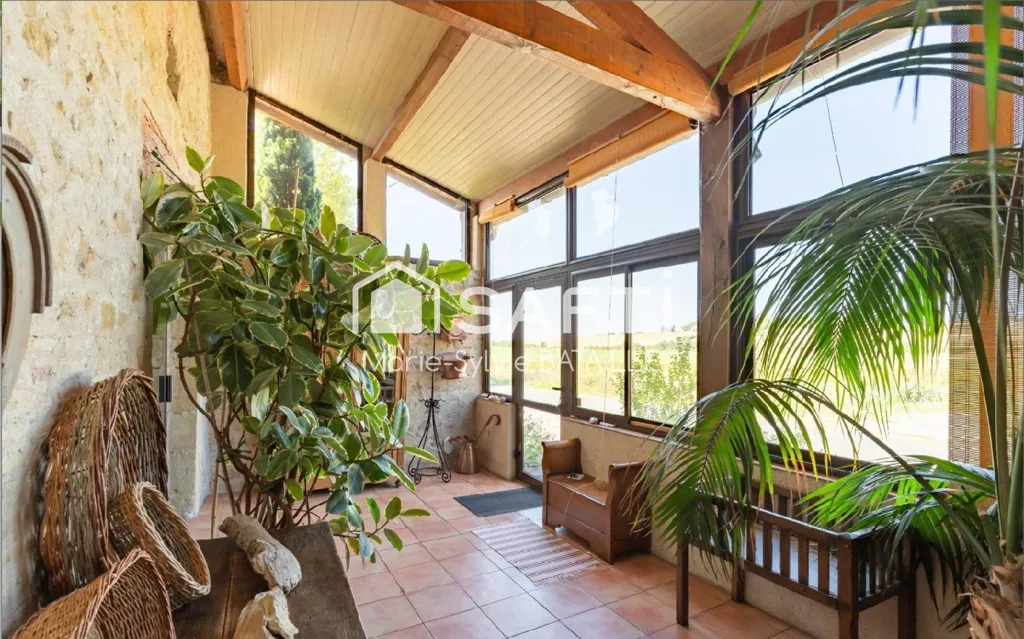 Terrass - Stone Cottage with Pool in Lombers