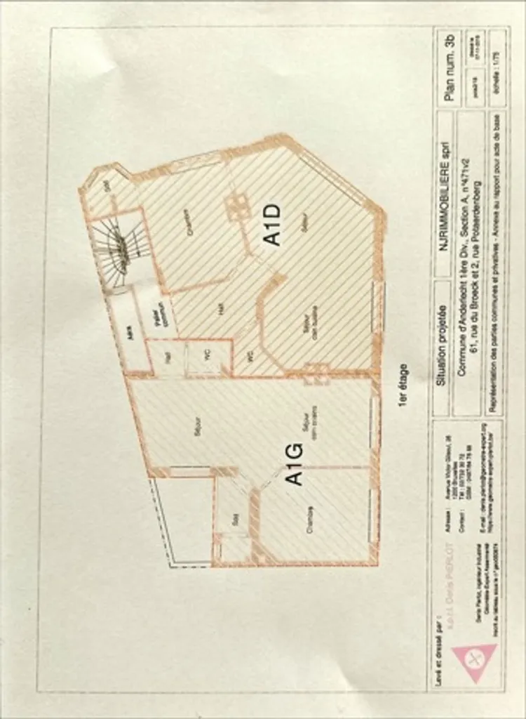 Plaan - Renovated 1-Bed Apartment in Anderlecht