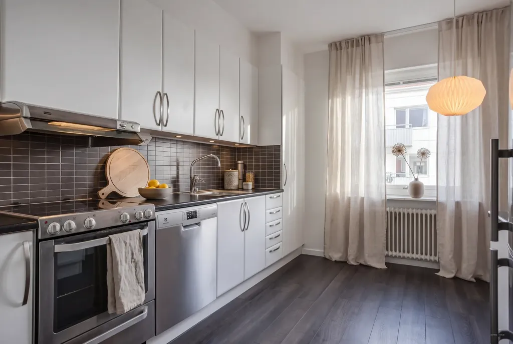 Cucina - Apartment with Balcony in Halmstad
