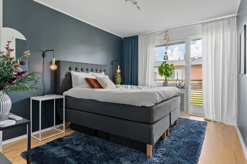 Bedrooms - Apartment with Garden in Brunflo