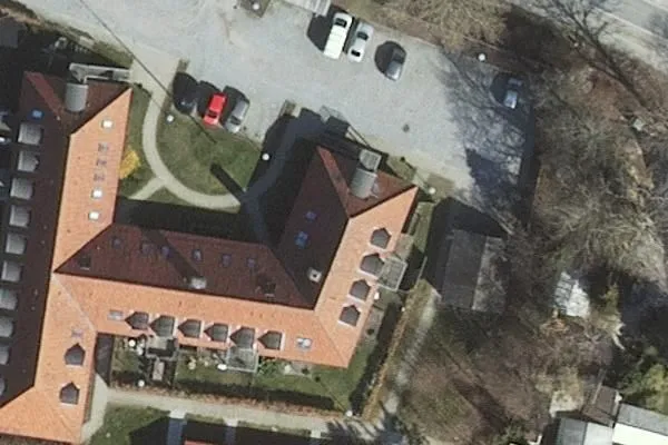 Õhuvaade - Corner Flat with Private Garden in Gammel Havdrup