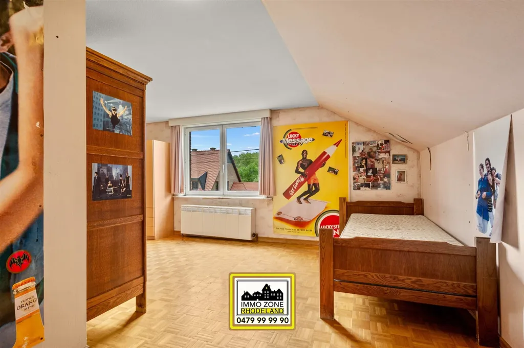 Chambres - Bungalow à rénover avec jardin à Zottegem