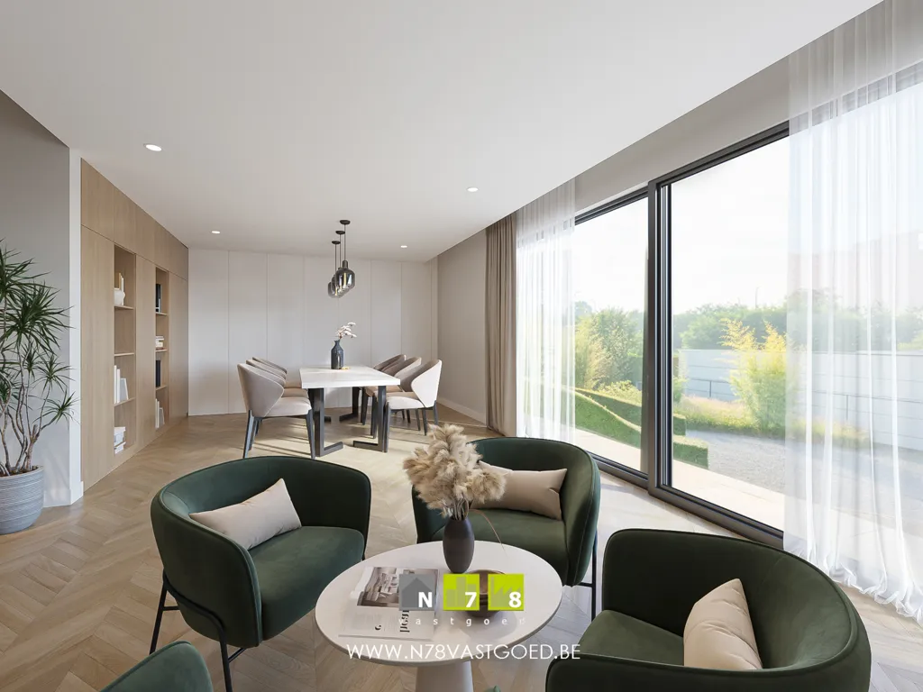 Salle à manger - Villa Moderne avec Appartement et Garage à Dilsen