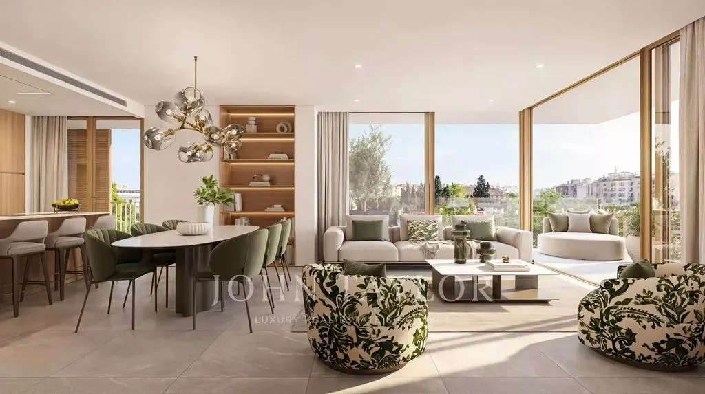 Living Room - New Luxury Flat with Balcony in Palma de Mallorca