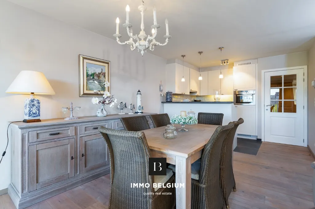 Salle à manger - Appartement avec terrasse au soleil à Blankenberge