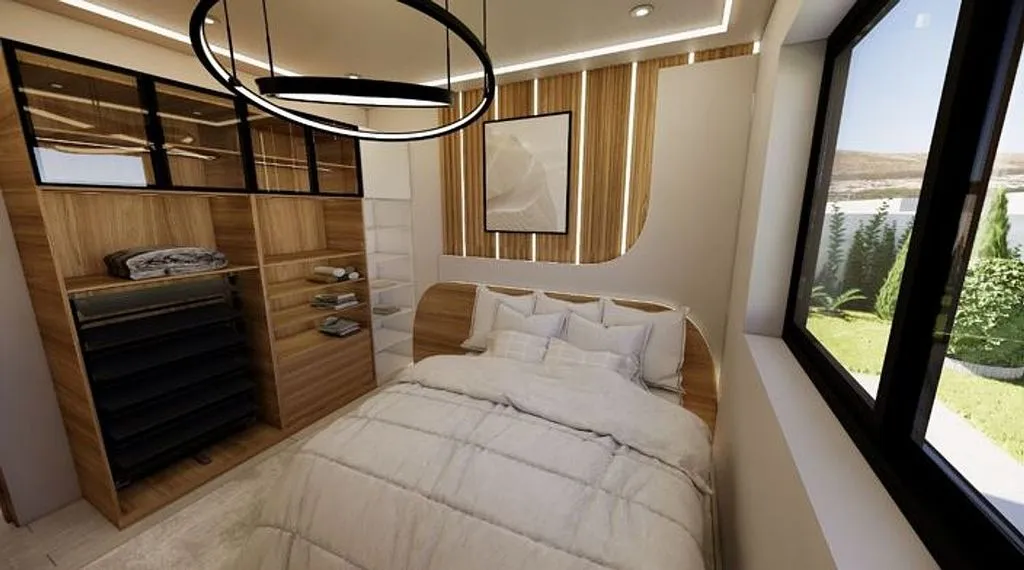 Bedrooms - Contemporary House with Pool in Sant Muç