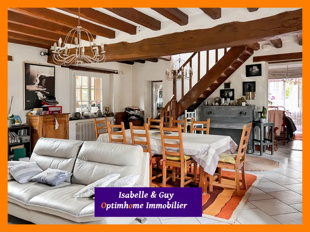 Dining Room - Two-Home Estate with Large Garden in Eure