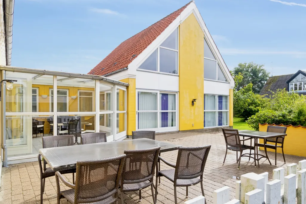 Terrasse - Villa with Sea View in Bønnerup Strand