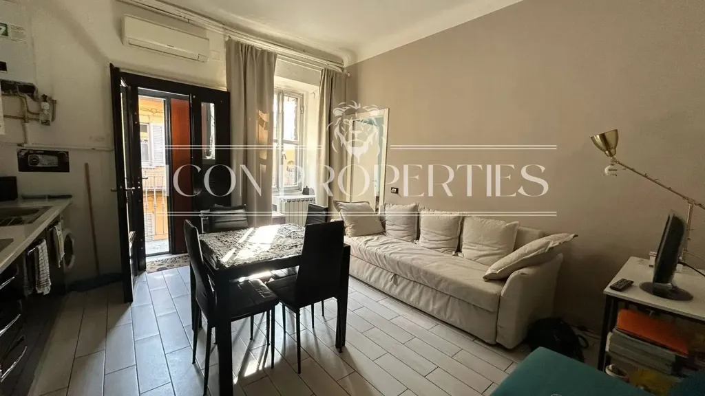 Living Room - Bright 2-Bedroom Apartment in Milan's Isola