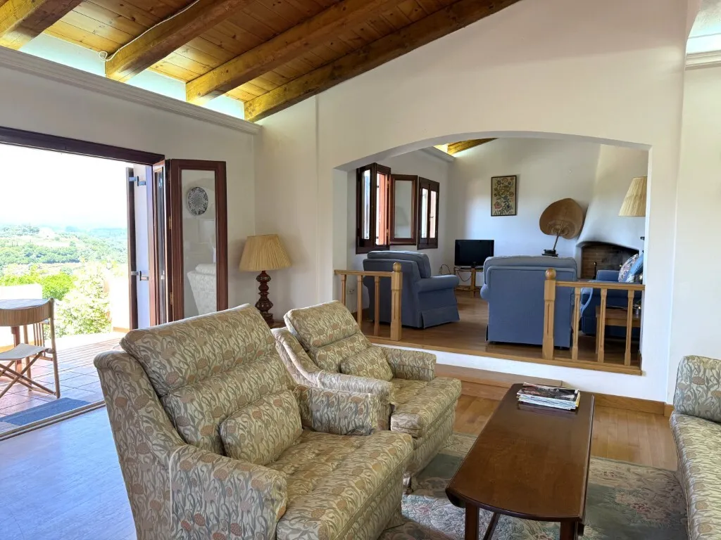 Soggiorno - 3-Storey Villa with Panoramic Views in Vasilika, Corfu