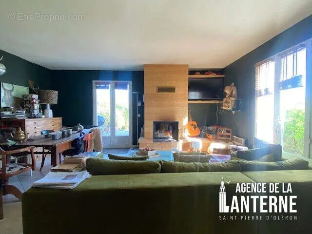 Séjour - Maison avec Terrasse Sud-Est à Dolus-d'Oléron