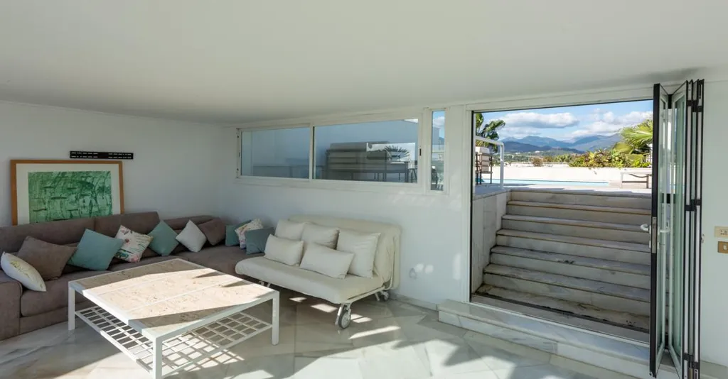 Séjour - Duplex Penthouse with Sea Views in Puerto Banús