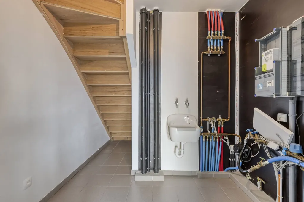 Pesuköök - Bright Family Home with Terrace in Rumbeke