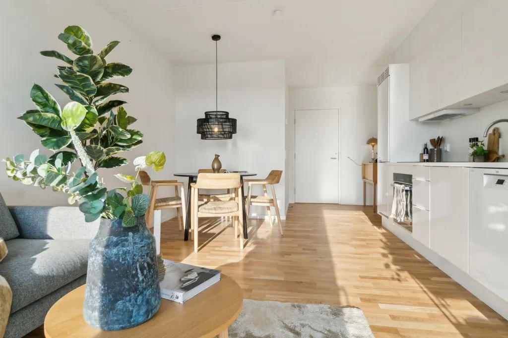 Séjour - 2-Bedroom Apartment with Balcony in Herlev