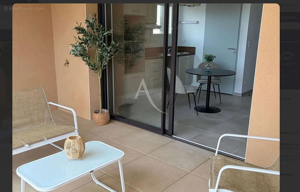 Terrazza - New T2 Apartment with Loggia in Sérignan