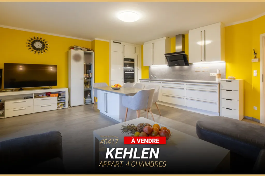 Cuisine - Appartement 4 Chambres avec Jardin à Kehlen