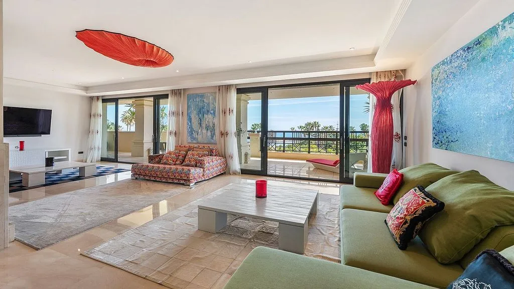 Séjour - Luxury Apartment with Sea View in Puerto Banús