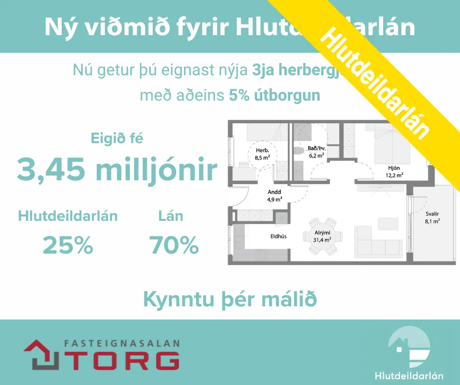 Appartement 3 pièces à Hafnarfjörður