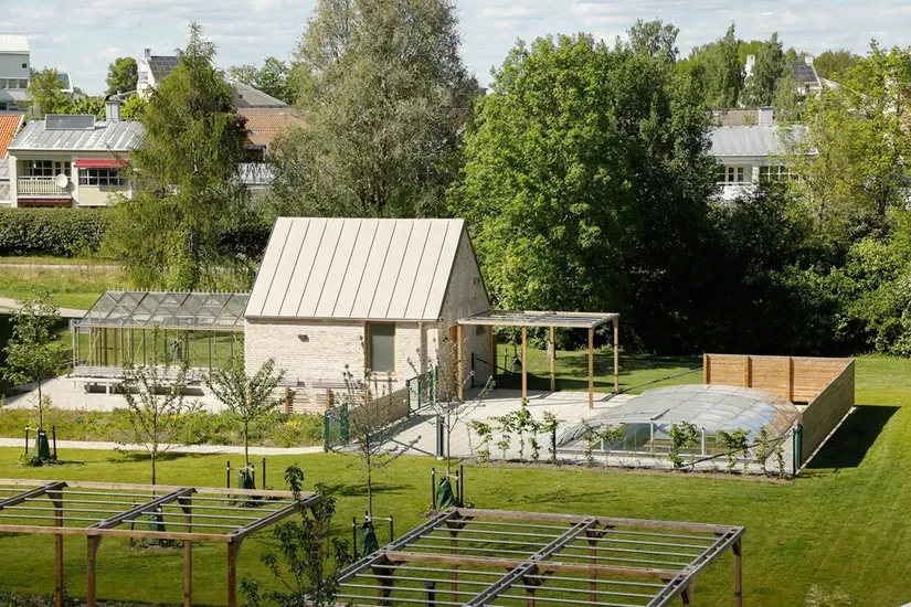Vue aérienne - Modern Flat with Pool in Södra Ladugårdsängen