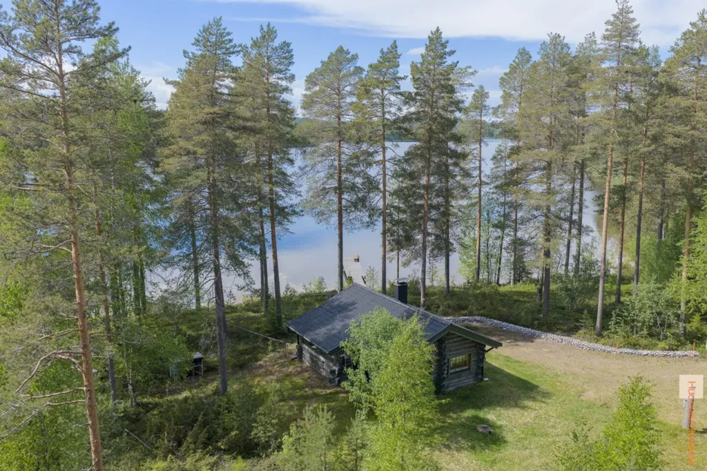 Vista aerea - Cottage with Private Lakefront in Pihtipudas
