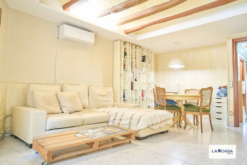 Séjour - Apartment with Terrace in Creu Coberta