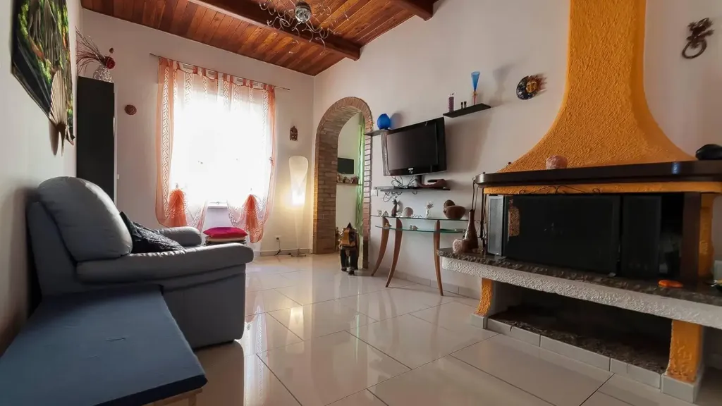 Soggiorno - Rustic Apartment with Sea View in Campiglia Marittima