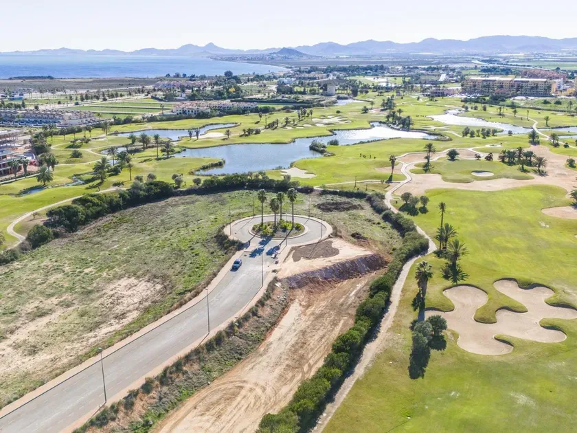 Aerial - New Chalet with Golf View in Los Alcazares