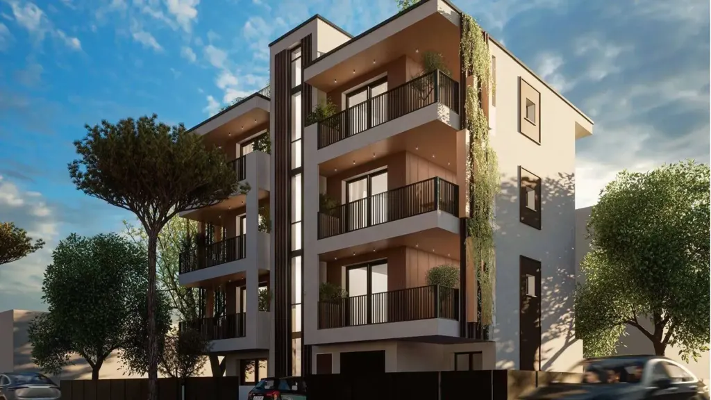 Newly Built Apartment with Private Garden in Jesolo